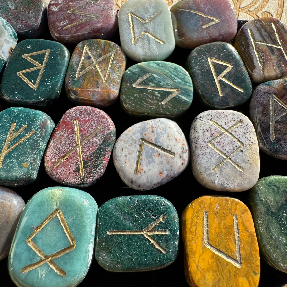 Ocean Jasper Runes Set of 25