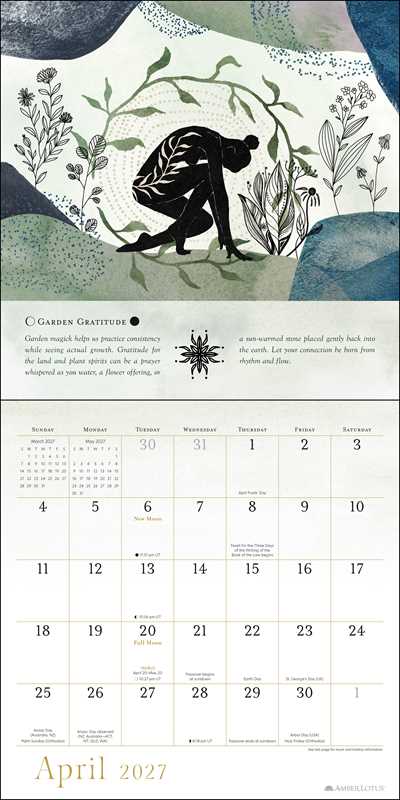 Year of the Witch 2027 Wall Calendar – Seasonal Intuitive Magick for Every Month