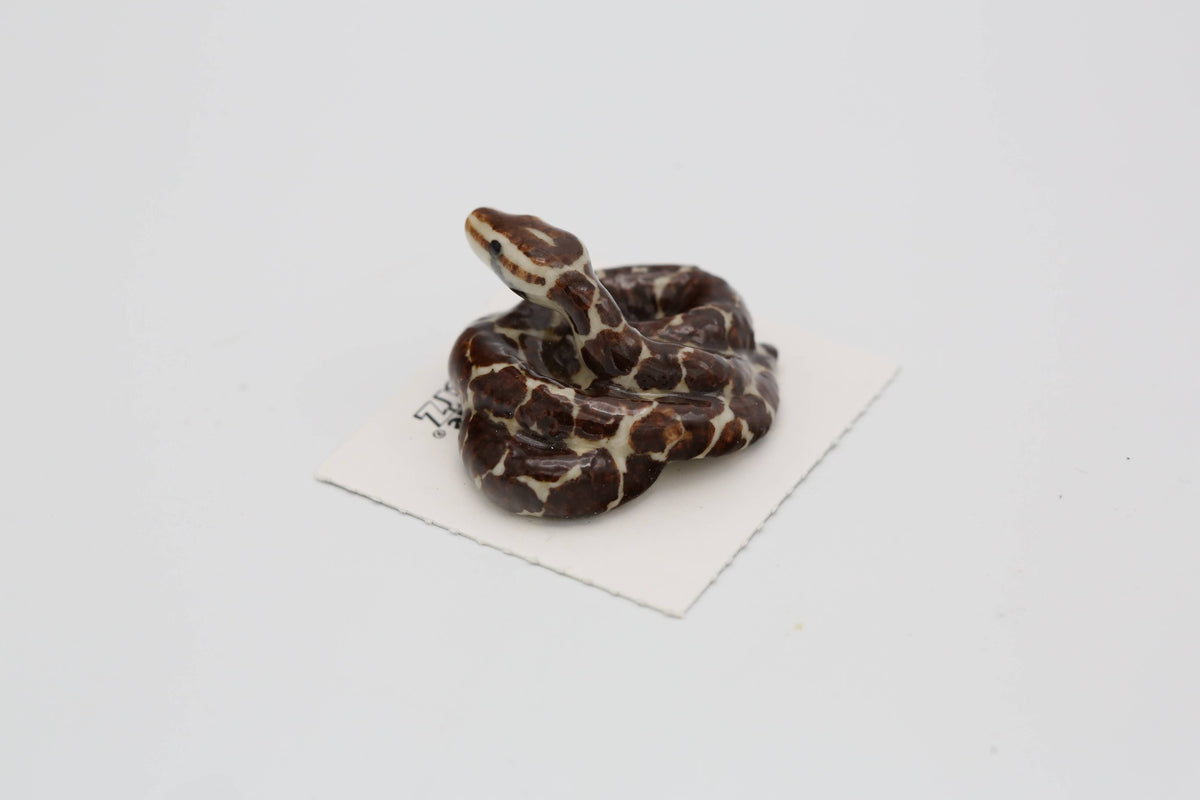India Burmese Python Porcelain Miniature