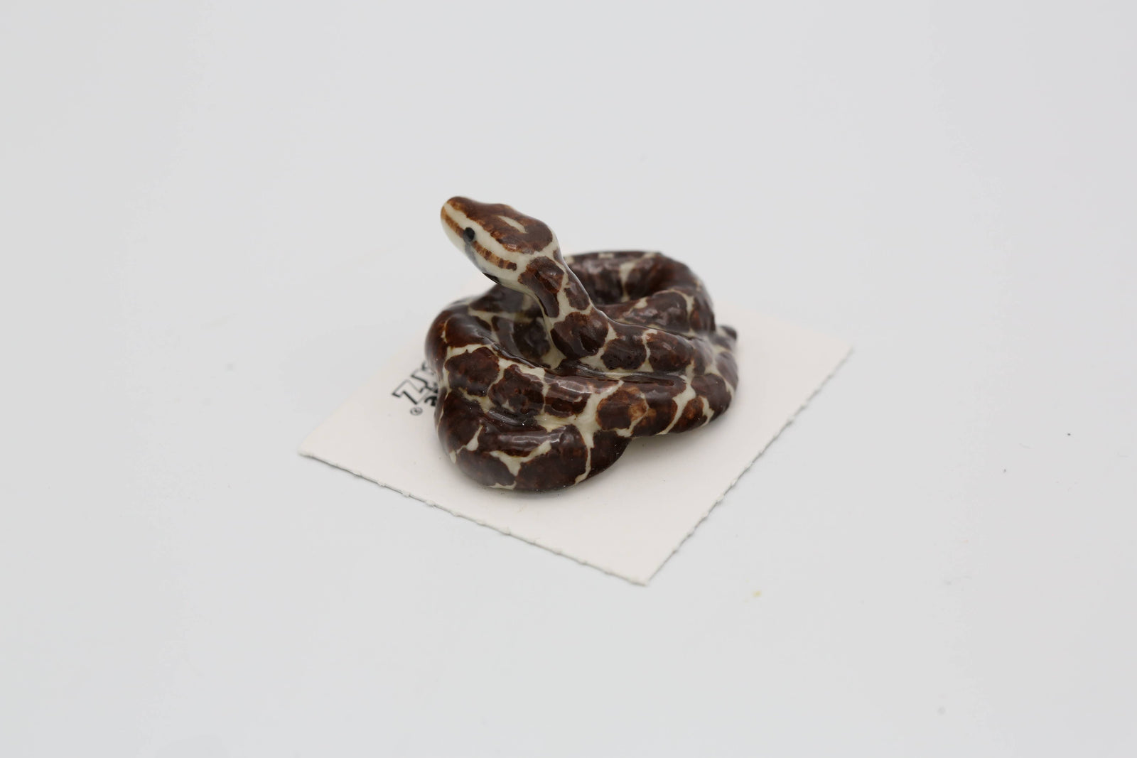 India Burmese Python Porcelain Miniature