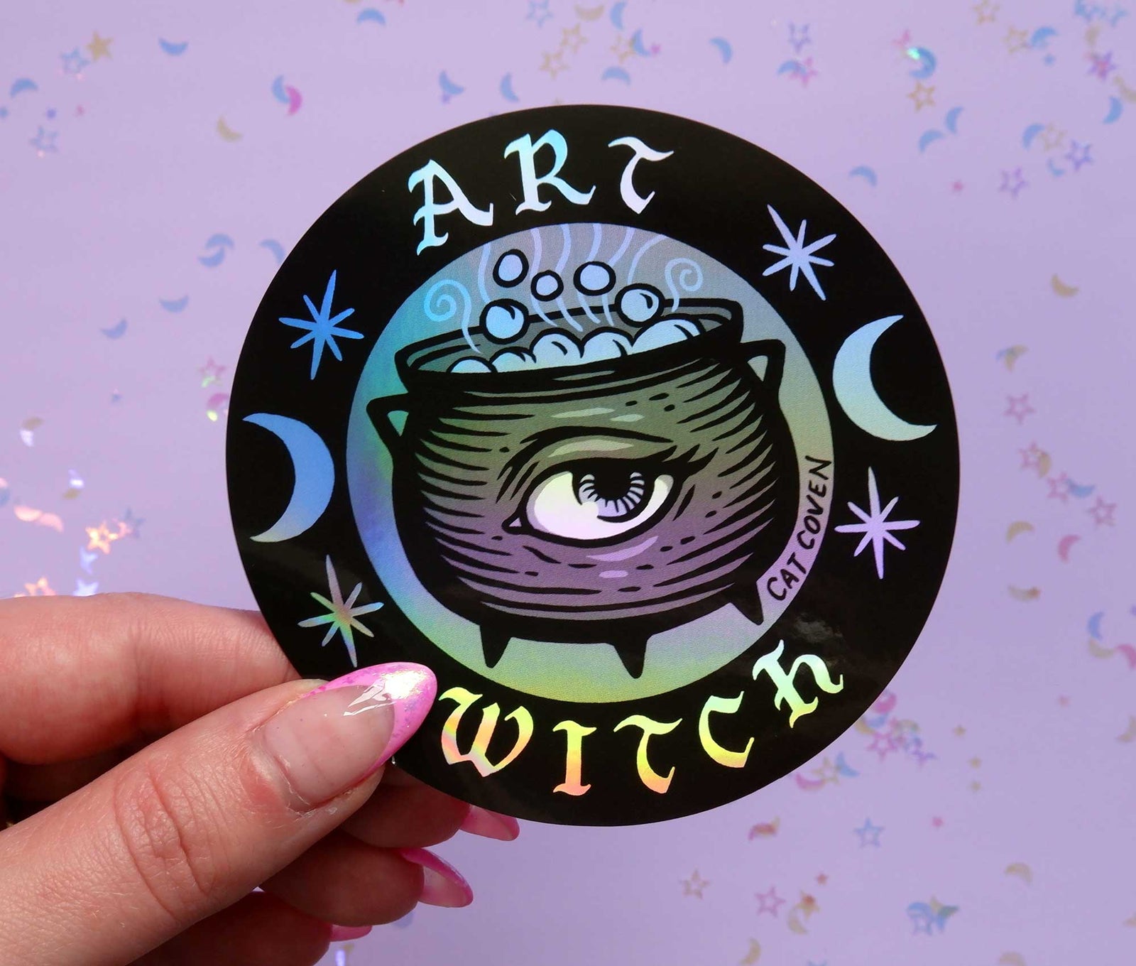 Art Witch - Holographic Sticker