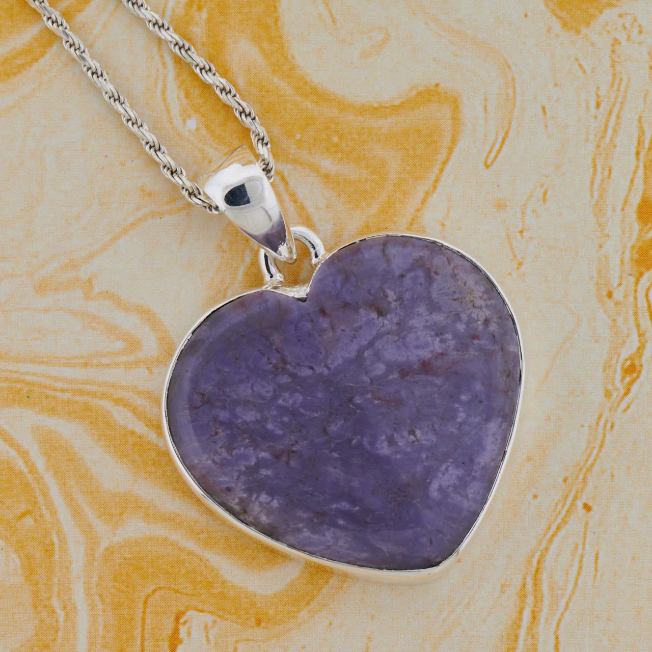 Purple Jade Sterling Silver Pendant – A Symbol of Joy and Spiritual Awakening
