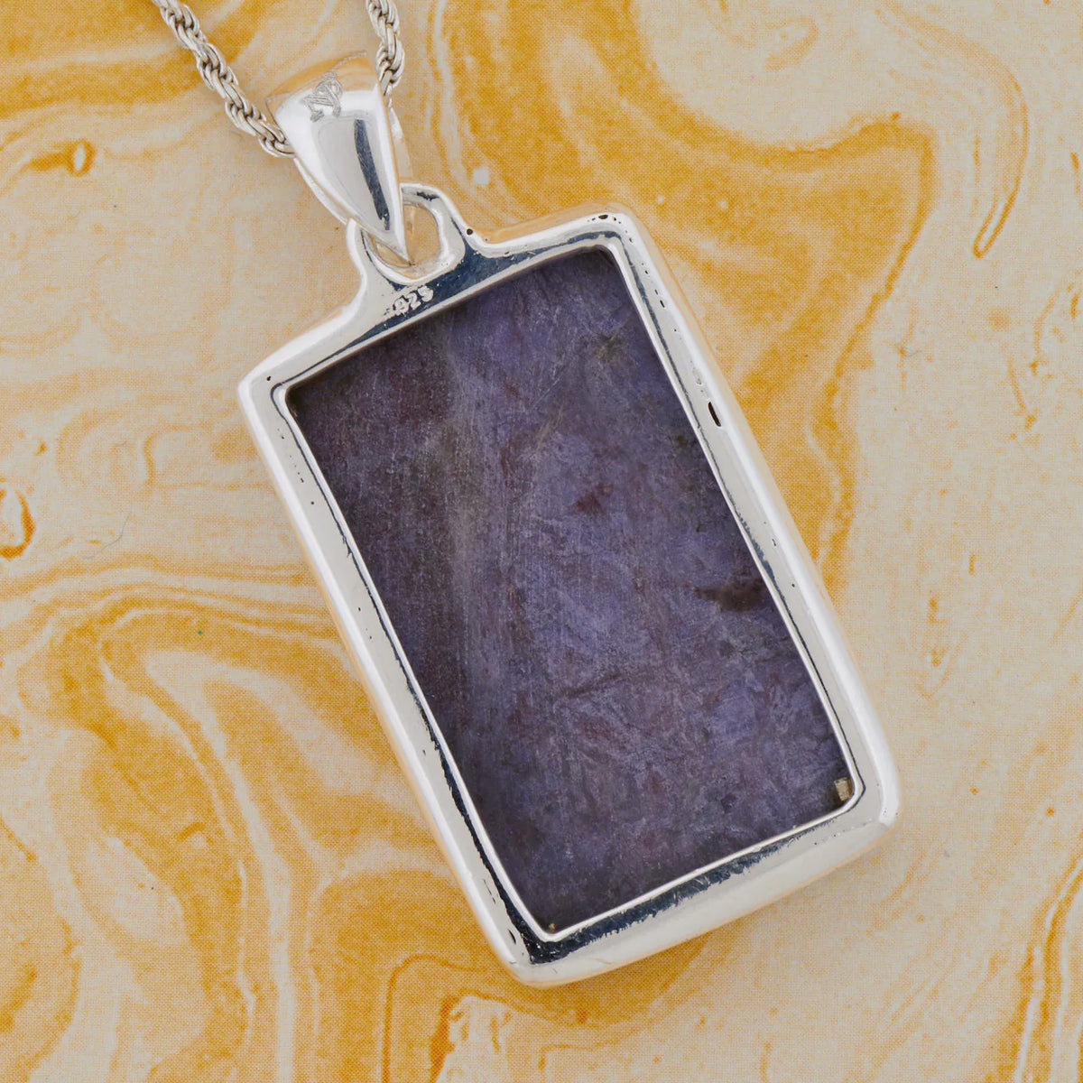 Purple Jade Sterling Silver Pendant – A Symbol of Joy and Spiritual Awakening