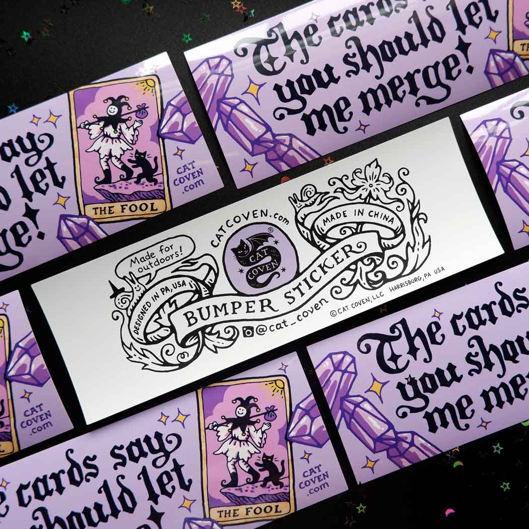 Let Me Merge - Bumper Sticker