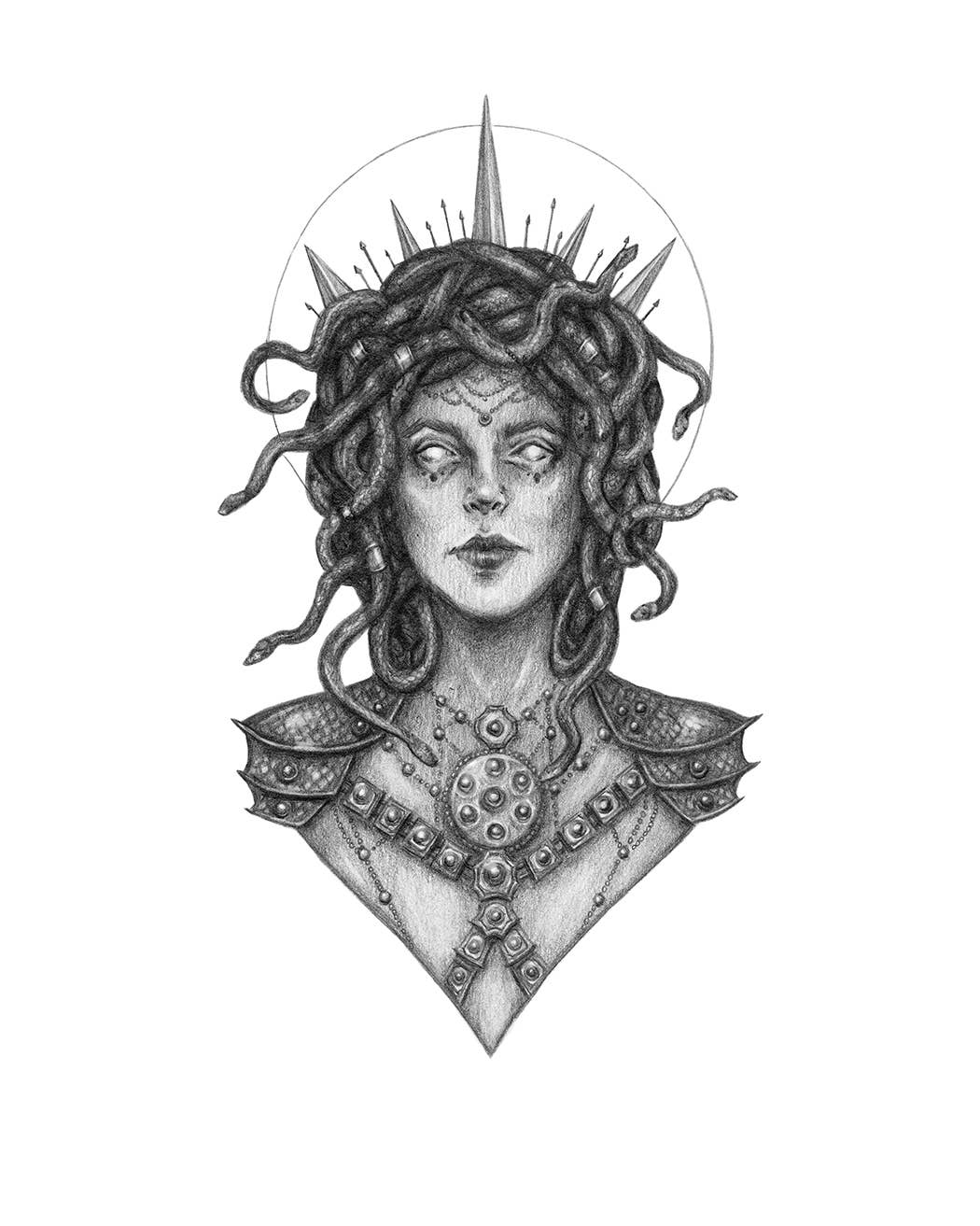 Medusa Fine Art Print - Gorgan - Greek Mythology