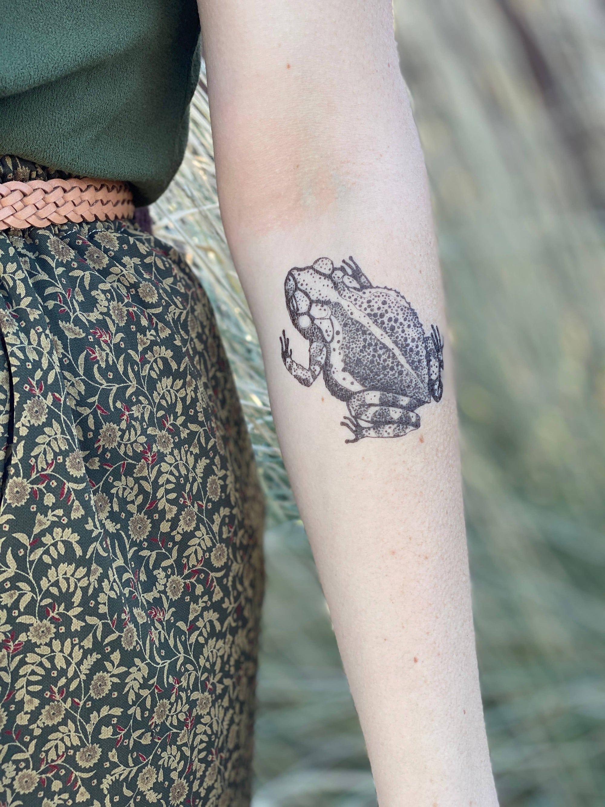 Toad Temporary Tattoo