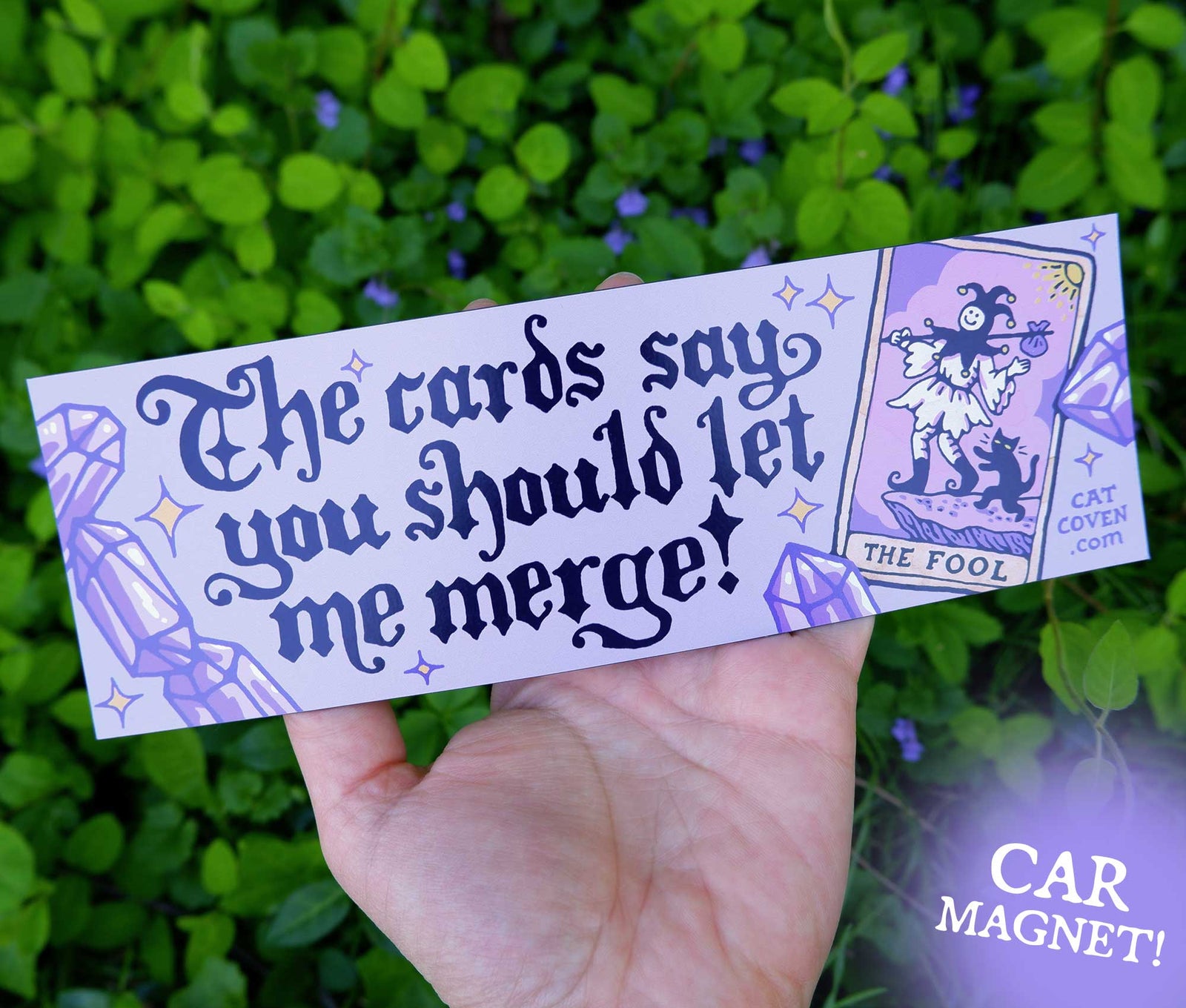 Let Me Merge - Car Magnet