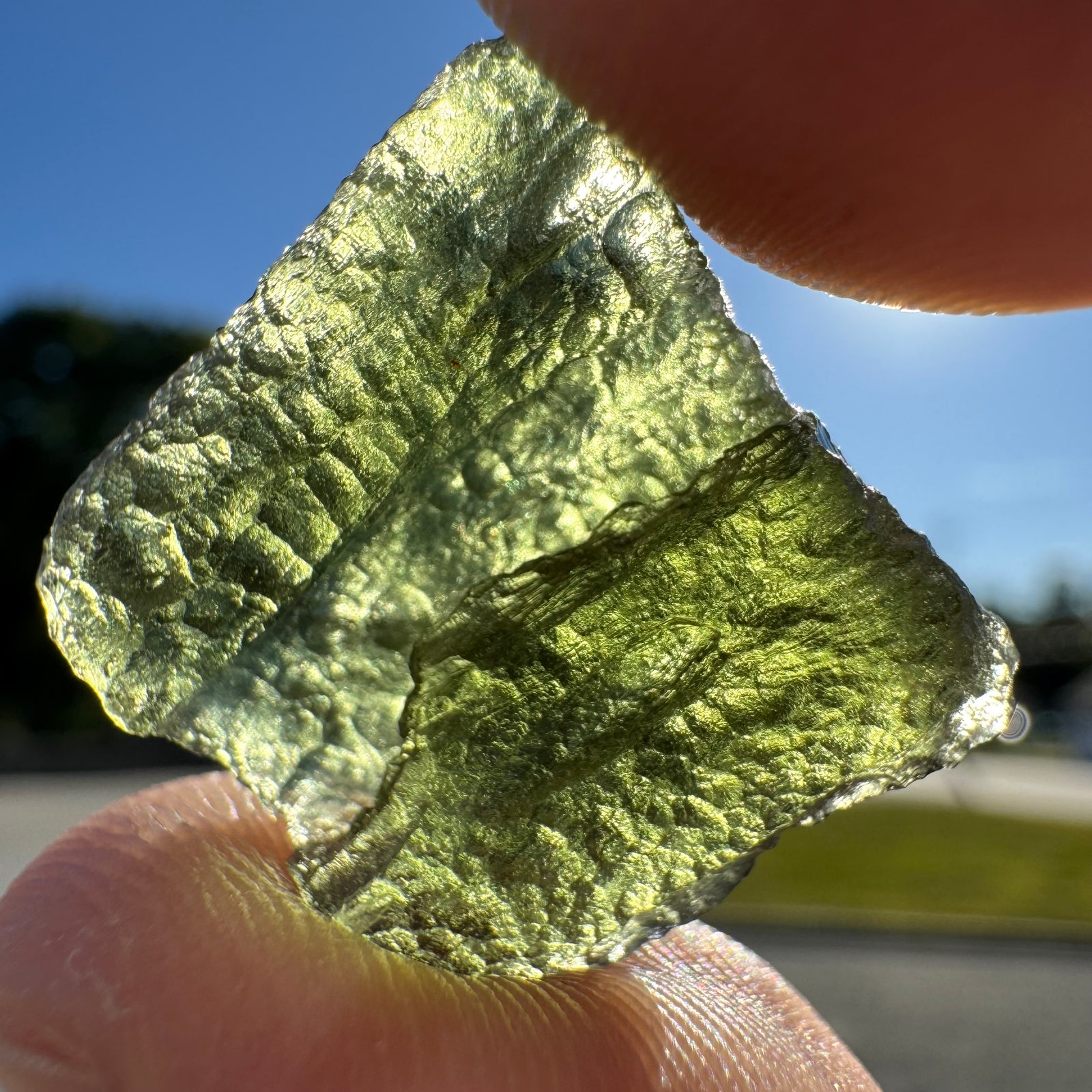 Rare Moldavite Natural Gemstone Specimen - 4.9g