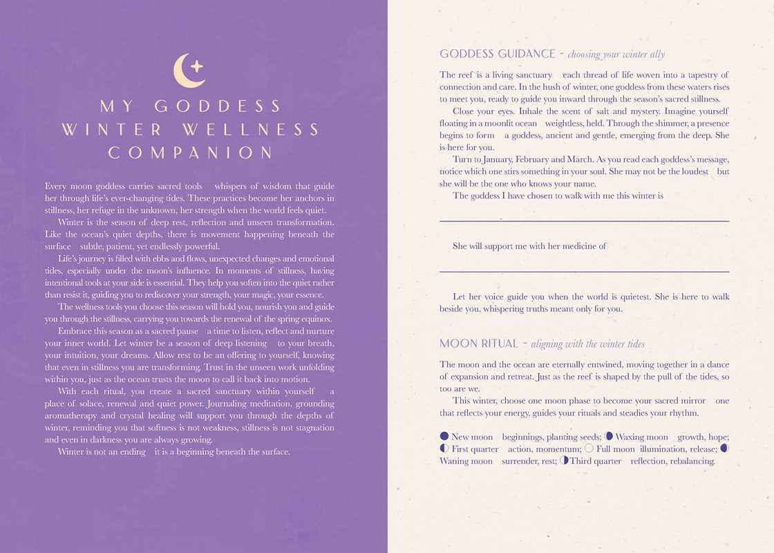 2027 Moon Goddess Planner Calendar - Northern Hemisphere