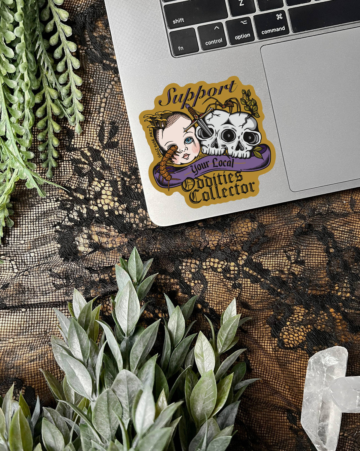 Support Your Local Oddities Collector Sticker