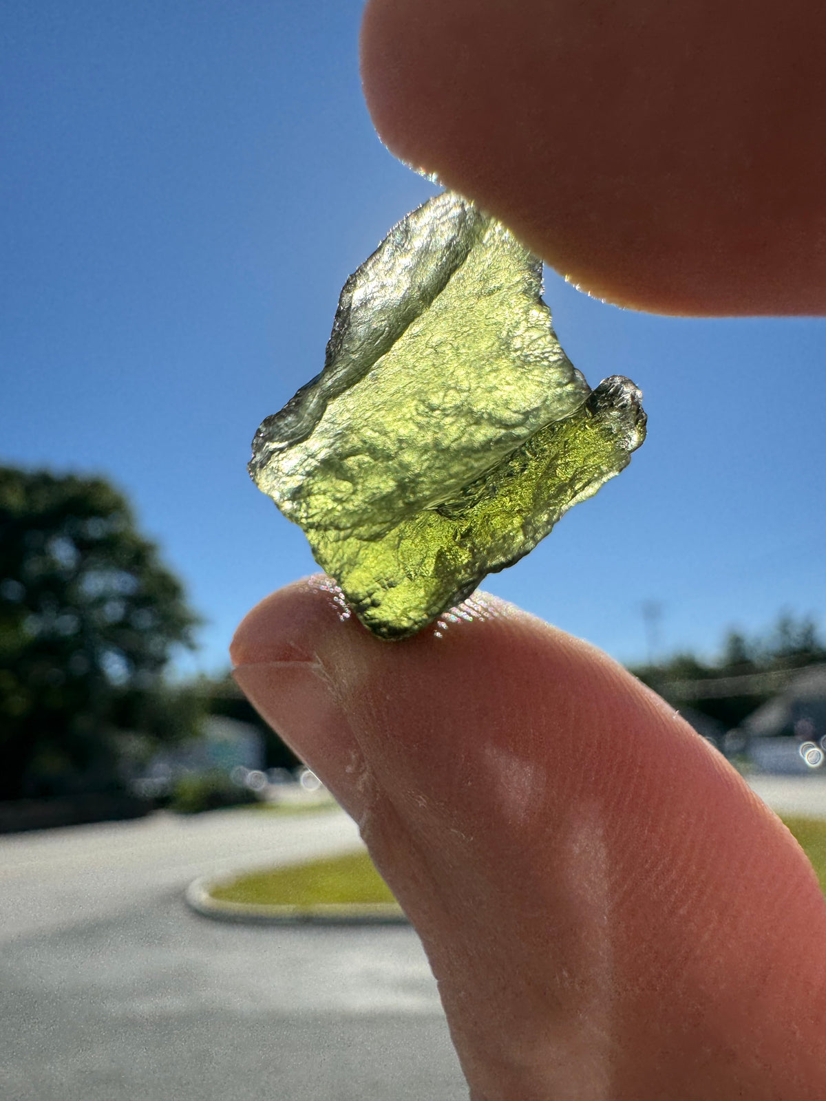Rare Moldavite Natural Gemstone Specimen - 3.62g