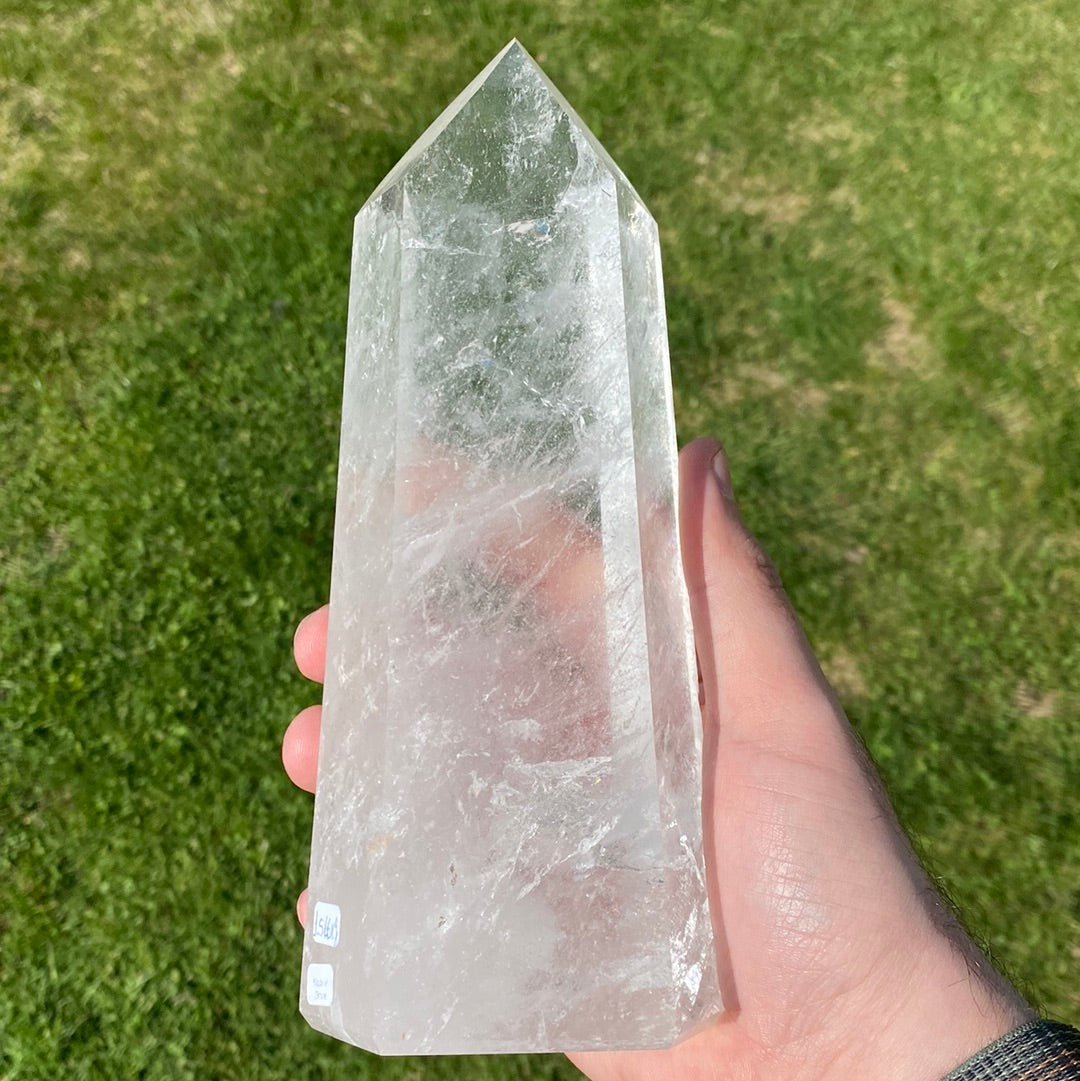 Large Clear Quartz Polished Point