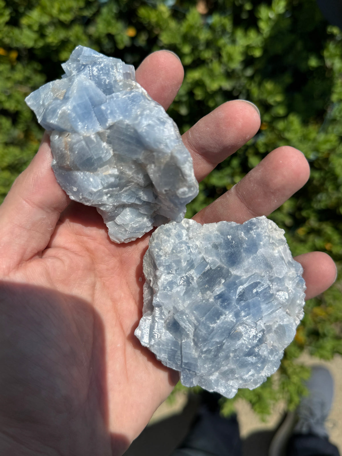 Blue Calcite Natural Gemstone