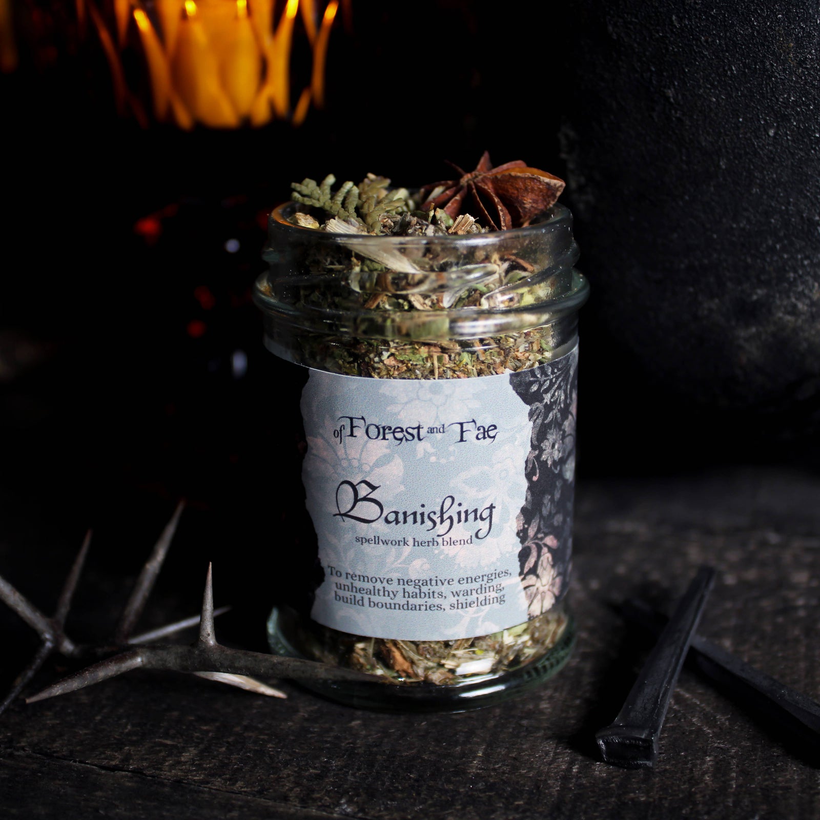 Banishing Spellwork Herb Blend • Shielding • Witchcraft