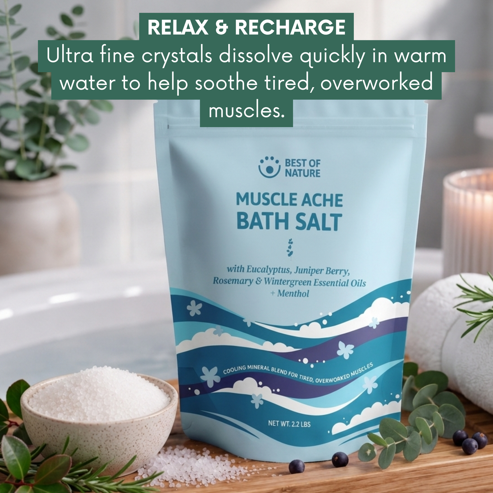 Muscle Ache Mineral Bath Salt