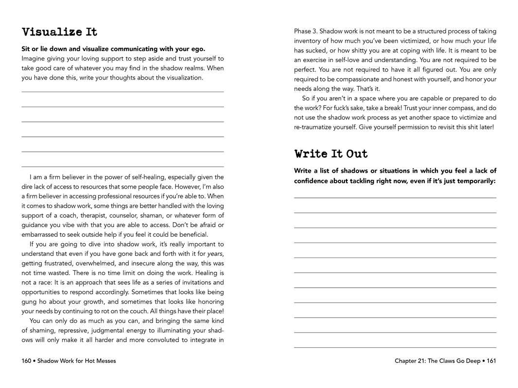 Shadow Work for Hot Messes by Mandi Em