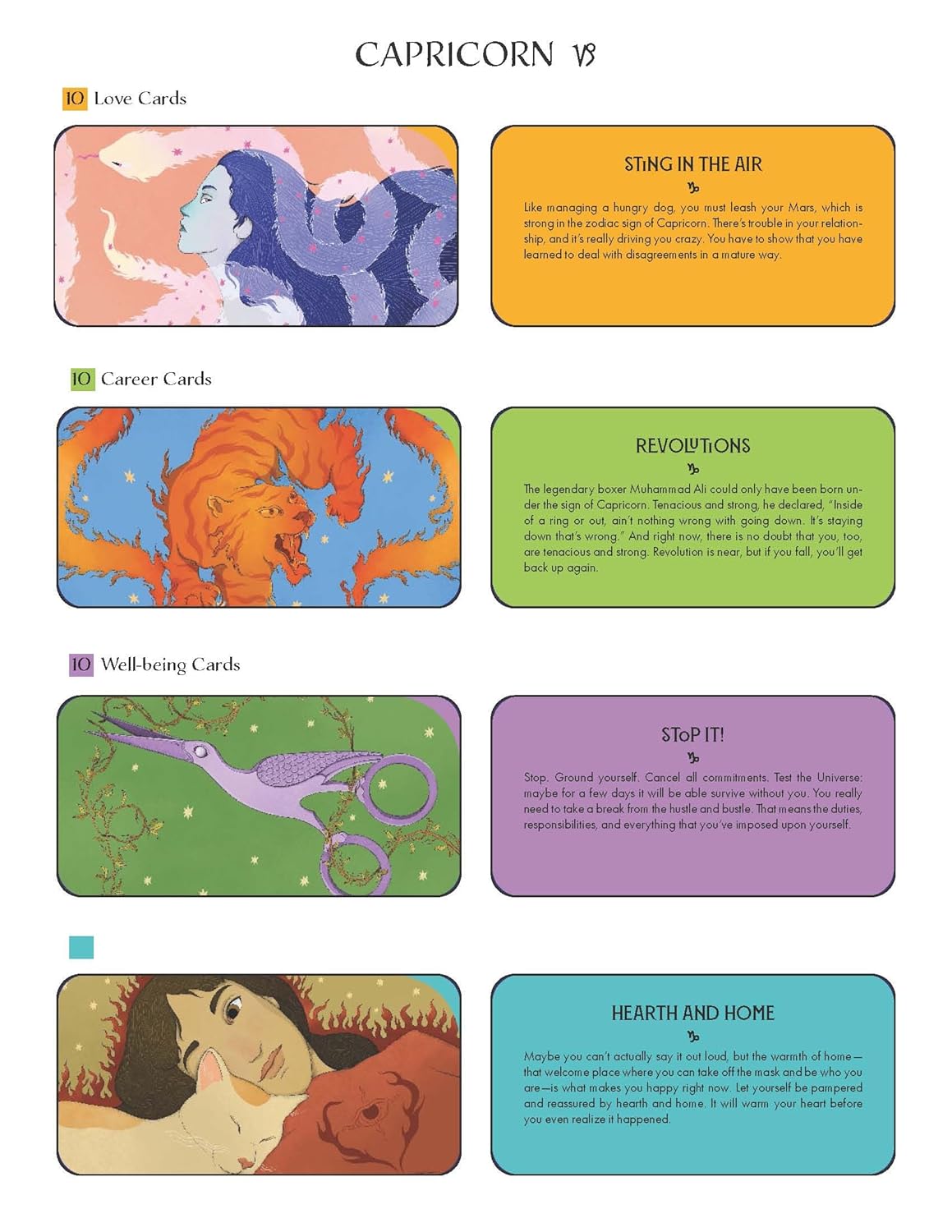 Capricorn Pocket Zodiac Cards: 40 Magical Messages