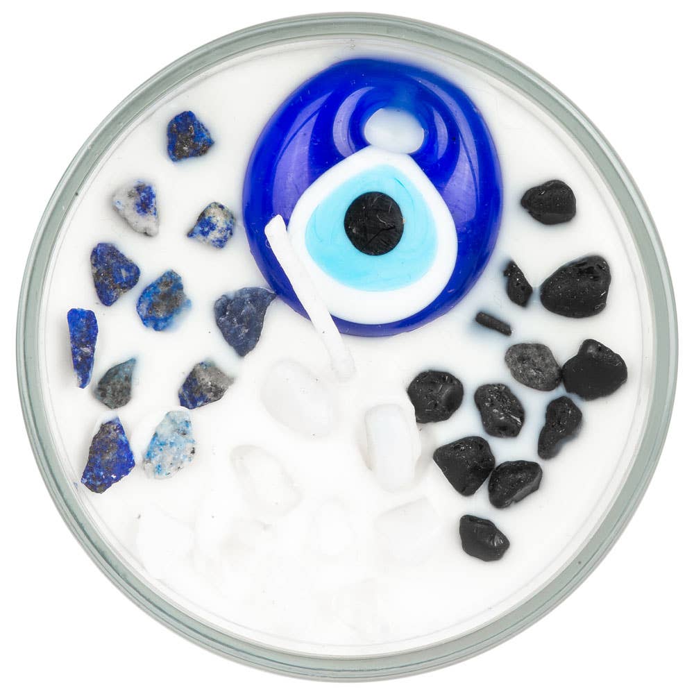 Evil Eye Glass Jar Candle 10oz