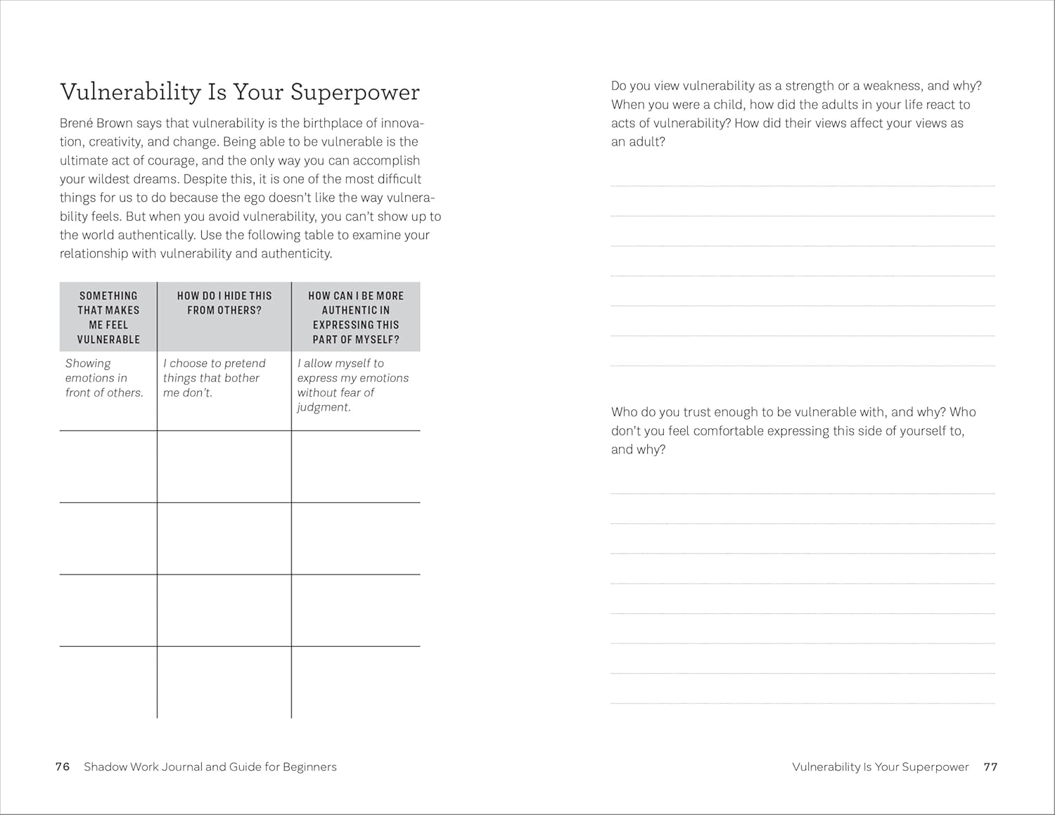 Shadow Work Journal and Guide for Beginners: An Introduction to Discovering and Healing Your Unconscious Self