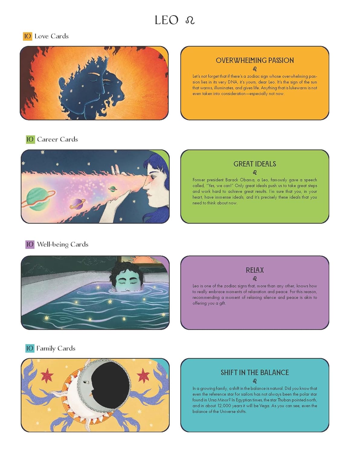 Leo Pocket Zodiac Cards: 40 Magical Messages