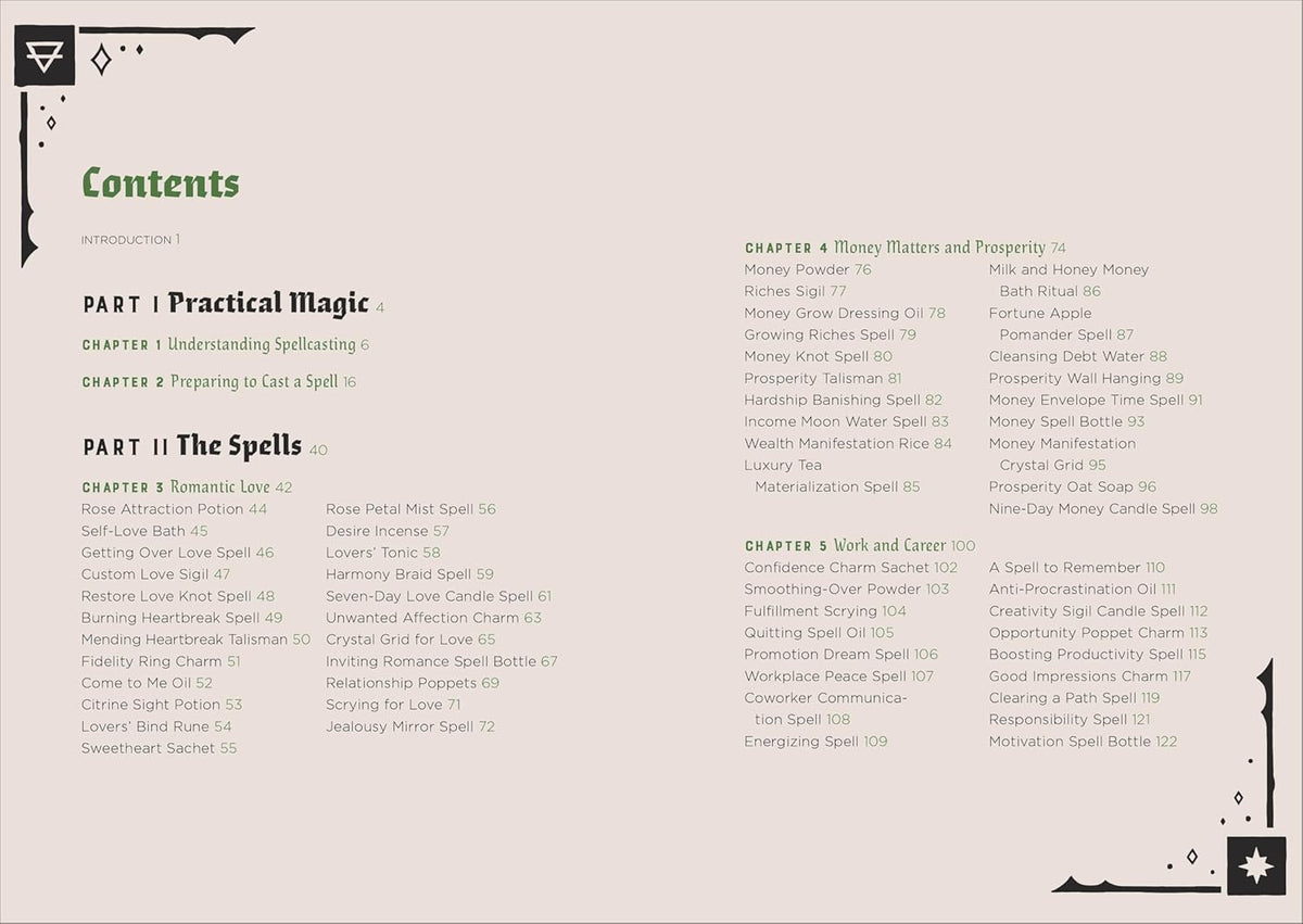 The Spell Book for New Witches: Essential Spells to Change Your Life