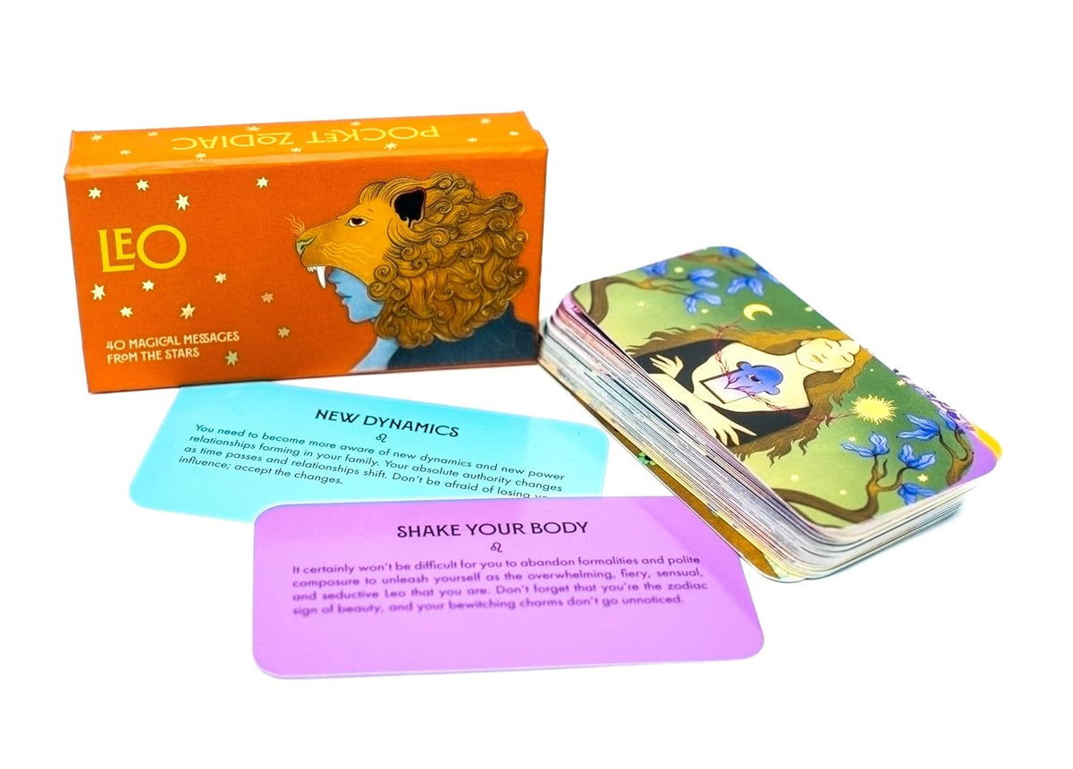 Leo Pocket Zodiac Cards: 40 Magical Messages