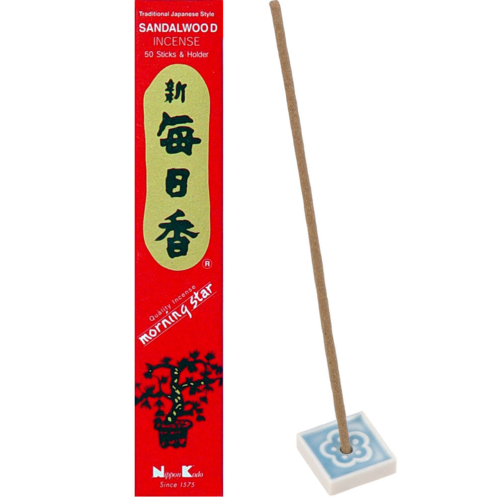 Morning Star Sandalwood Incense Sticks - 50 Pack