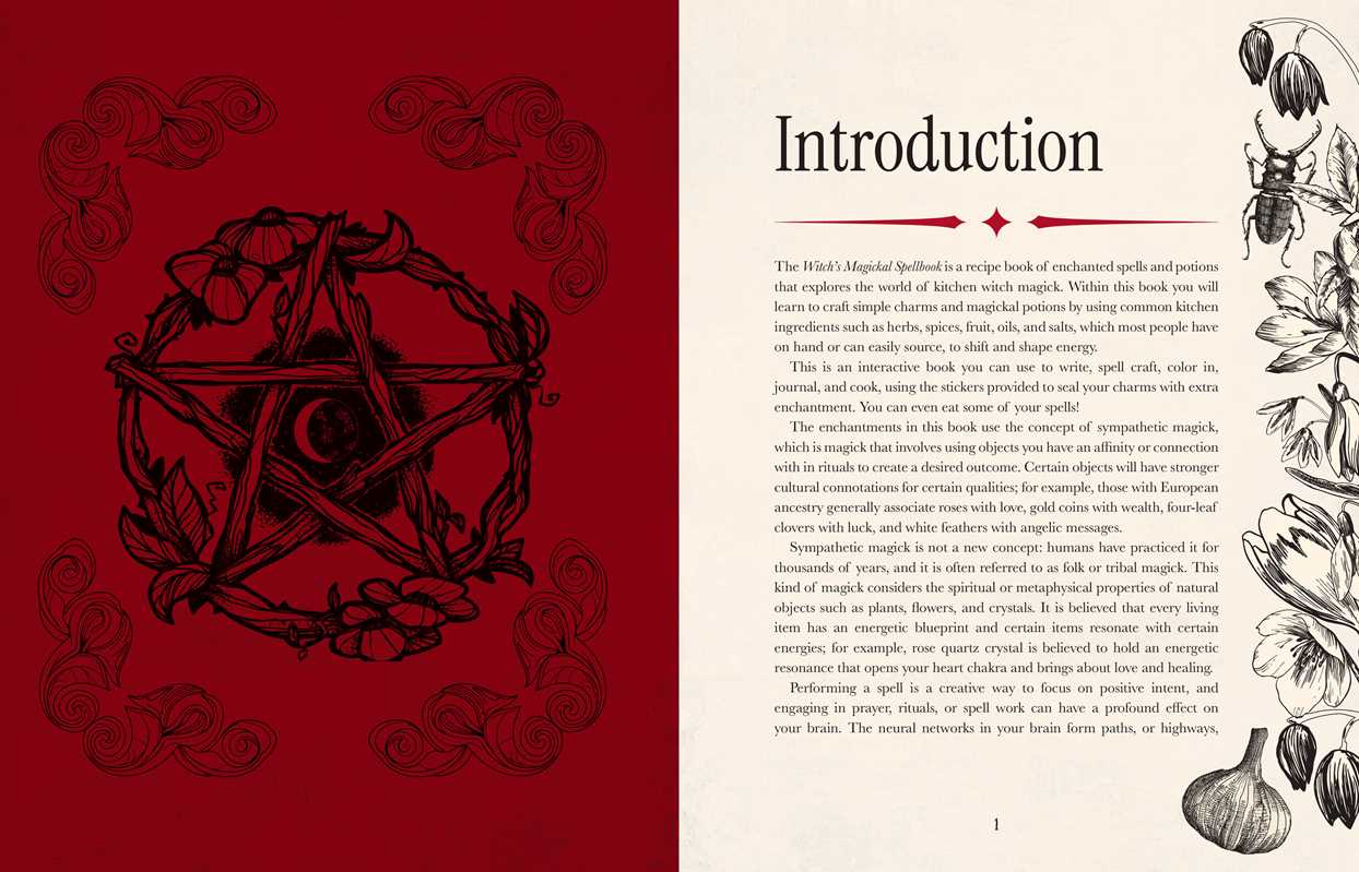 Witch’s Magickal Spellbook – Create Charms, Potions & Plant Magic for Love, Luck &amp; Renewal
