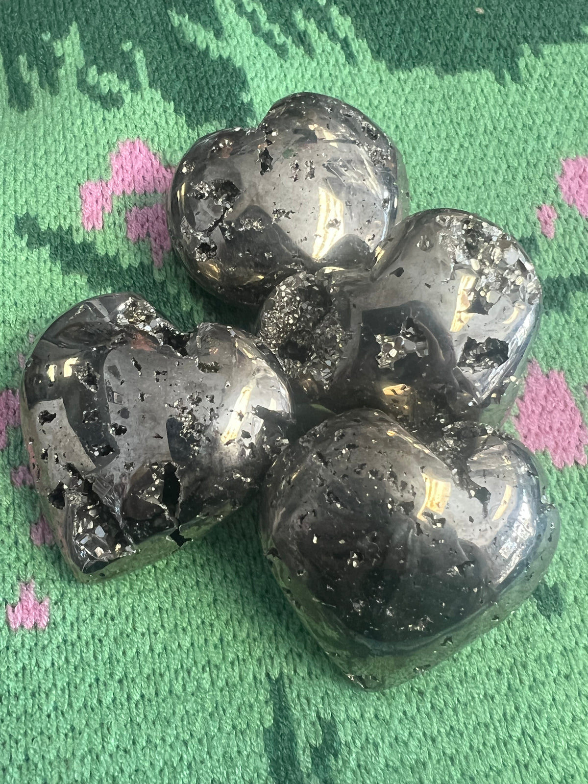 Pyrite Heart of Gold Polished Gemstone