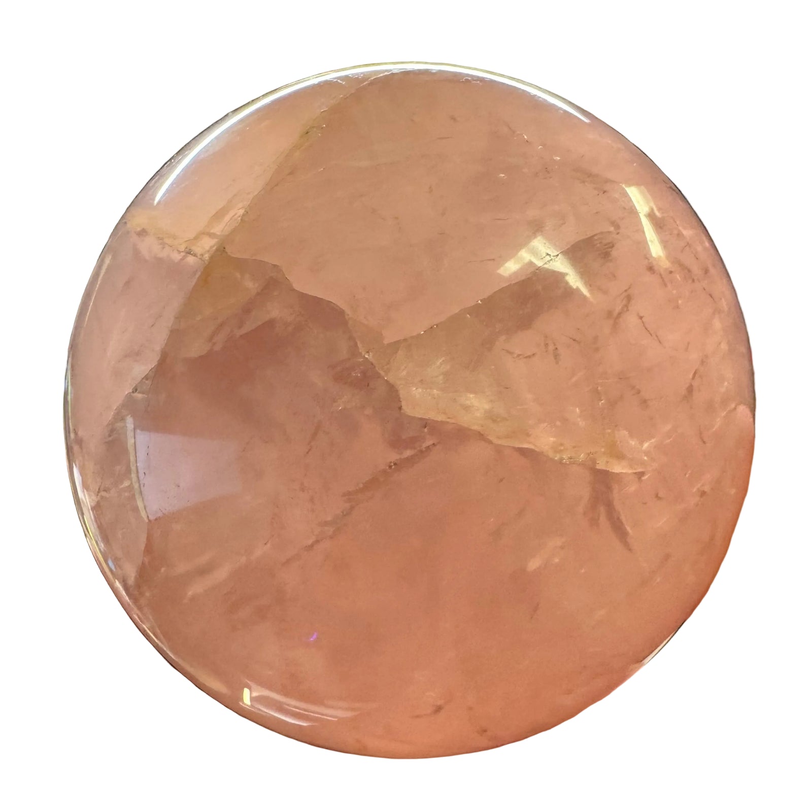 Large Rose Quartz Sphere 1.46kg Natural Polished Crystal Ball