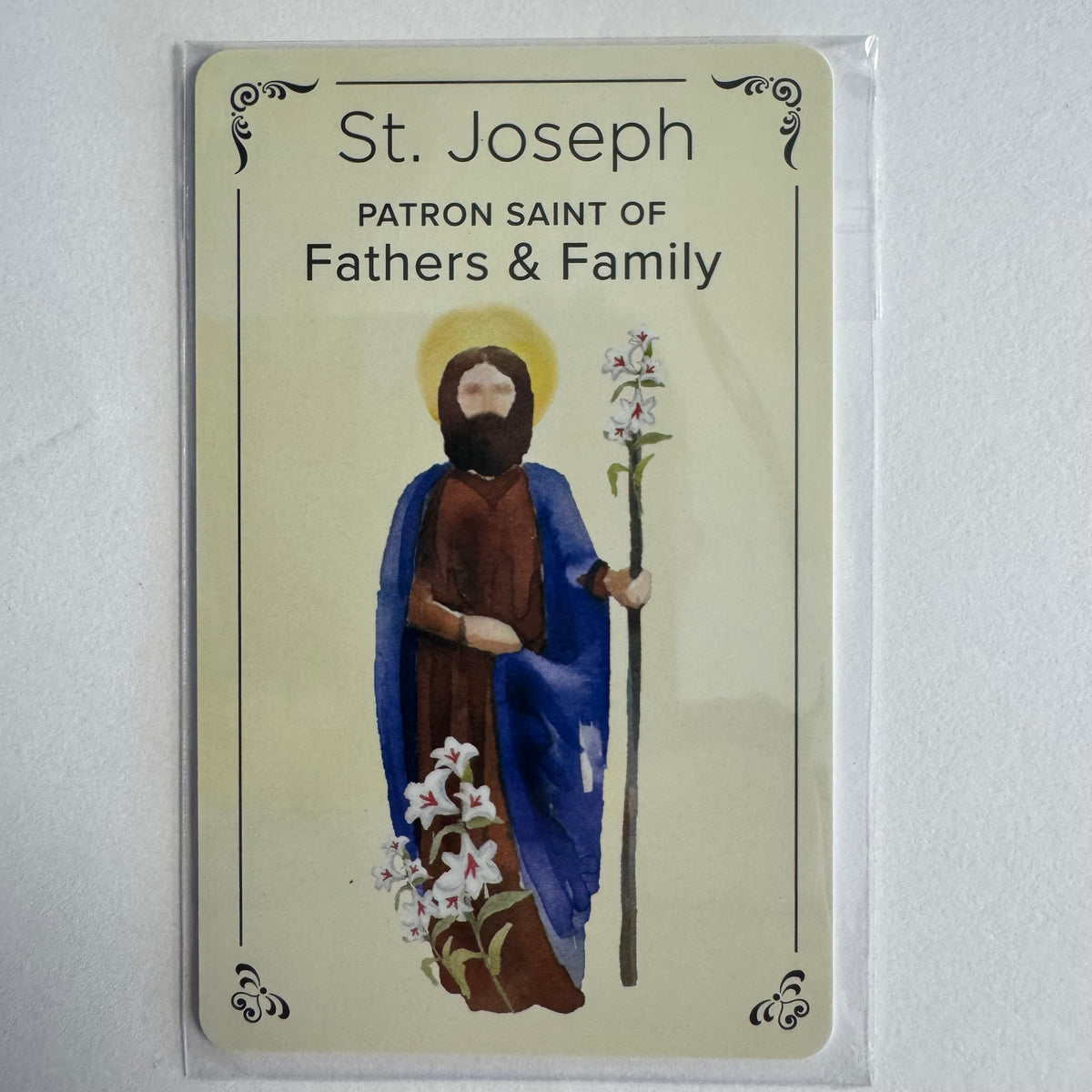 Patron Saint Pocket Card – Carry Daily Blessings & Protection