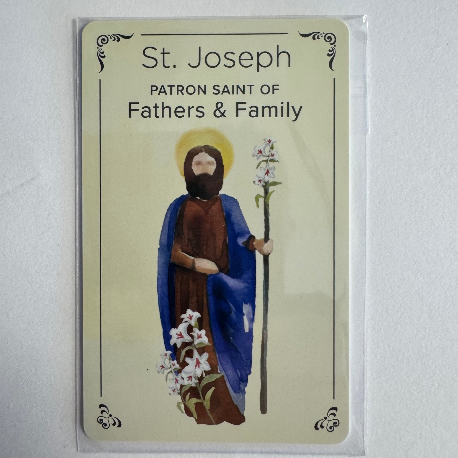 Patron Saint Pocket Card – Carry Daily Blessings & Protection