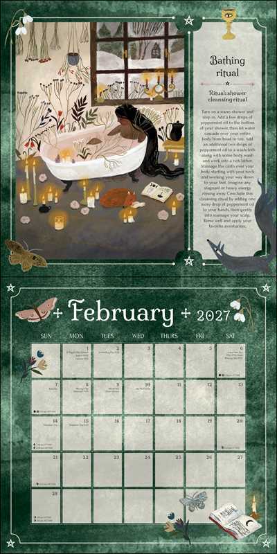2027 Seasons of the Witch Wall Calendar – Yearlong Witchcraft, Self-Care & Seasonal Magic