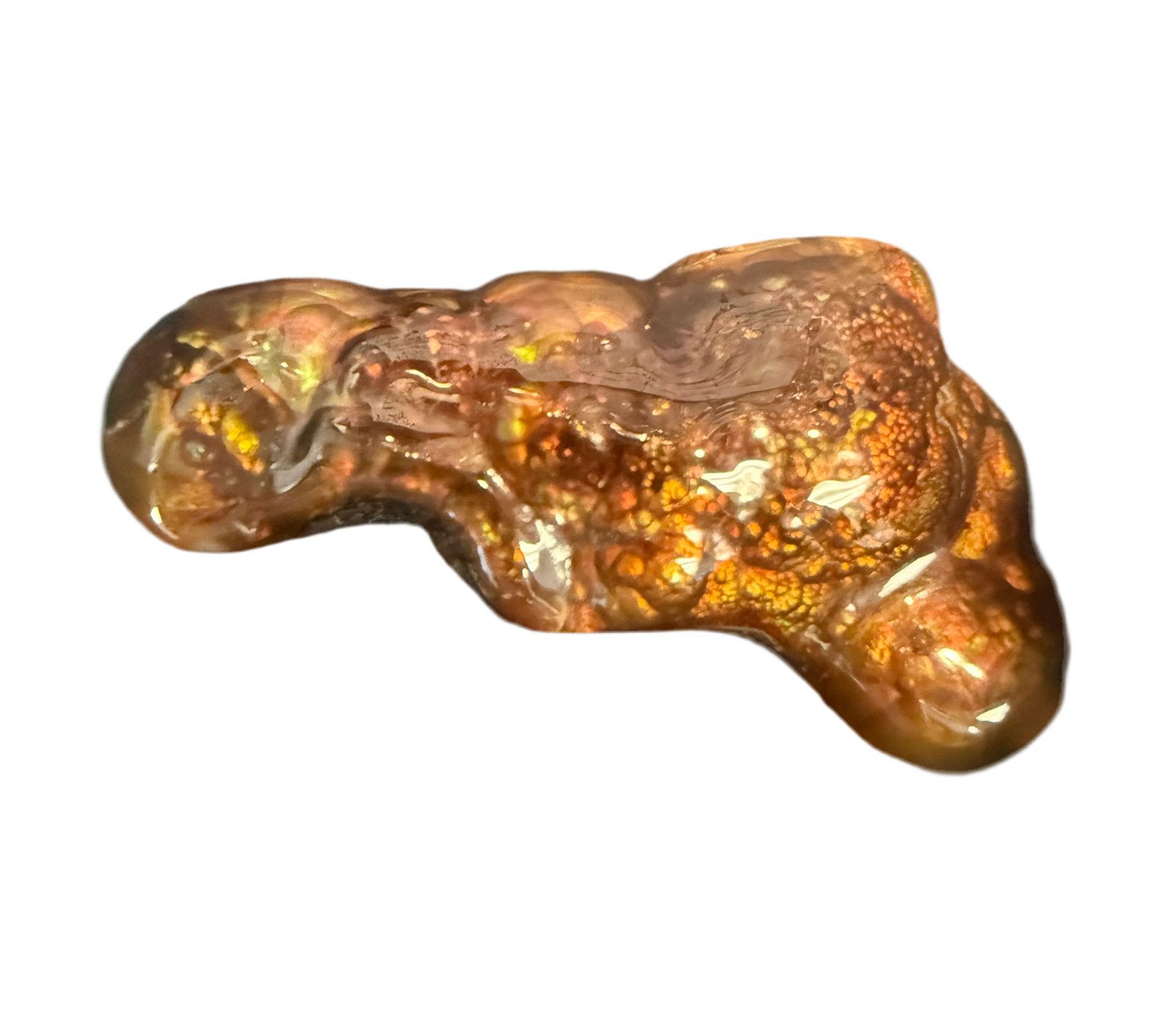 Mexican Fire Agate Specimen