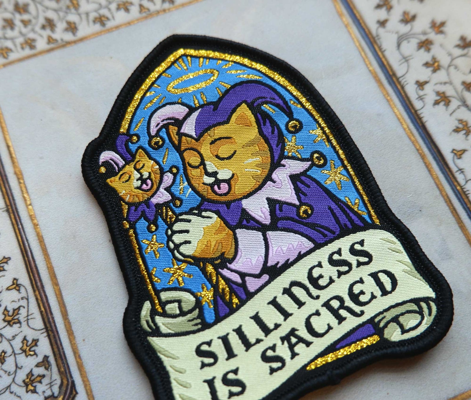 Silliness is Sacred - Woven Patch
