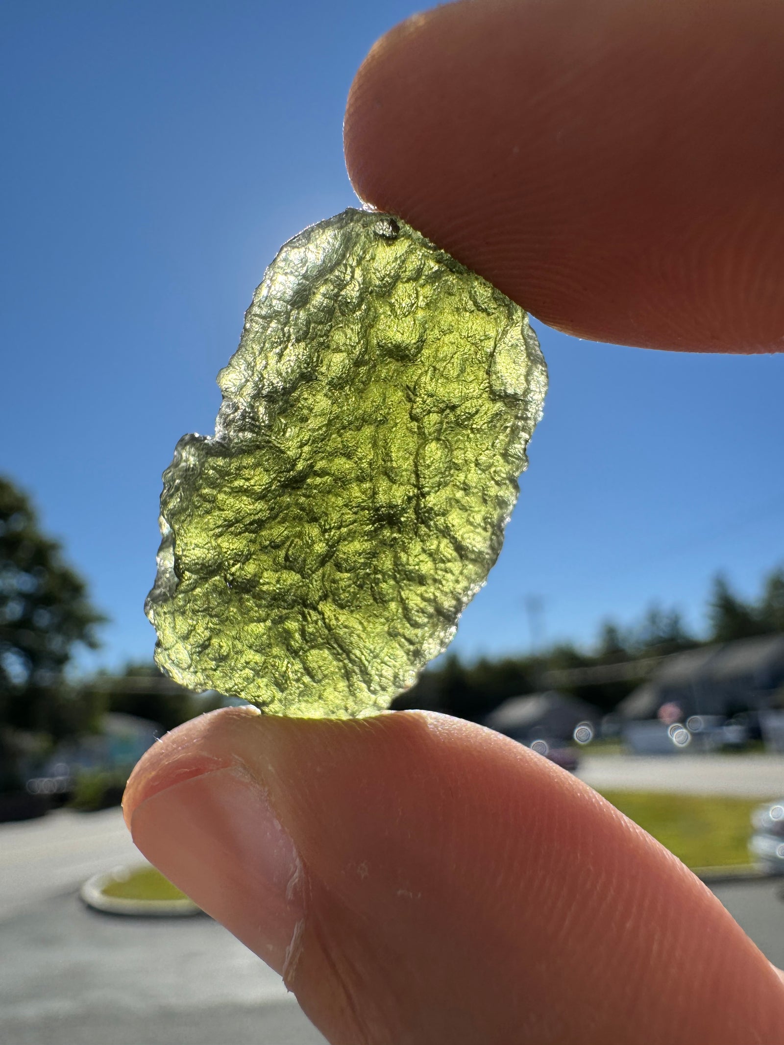 Rare Moldavite Natural Gemstone Specimen - 8g