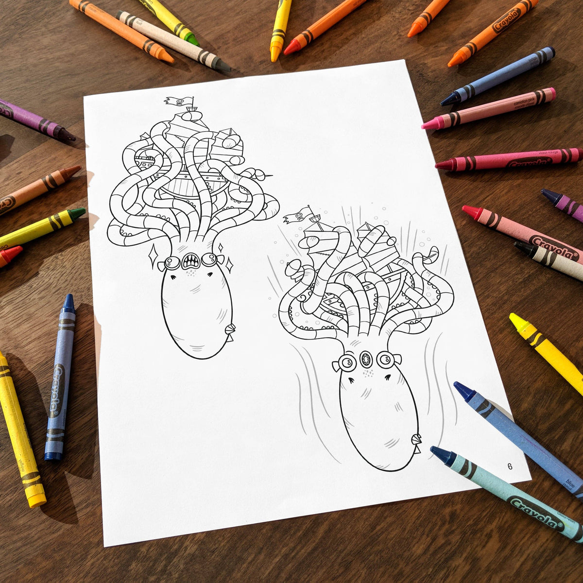 Cryptids! Coloring Book