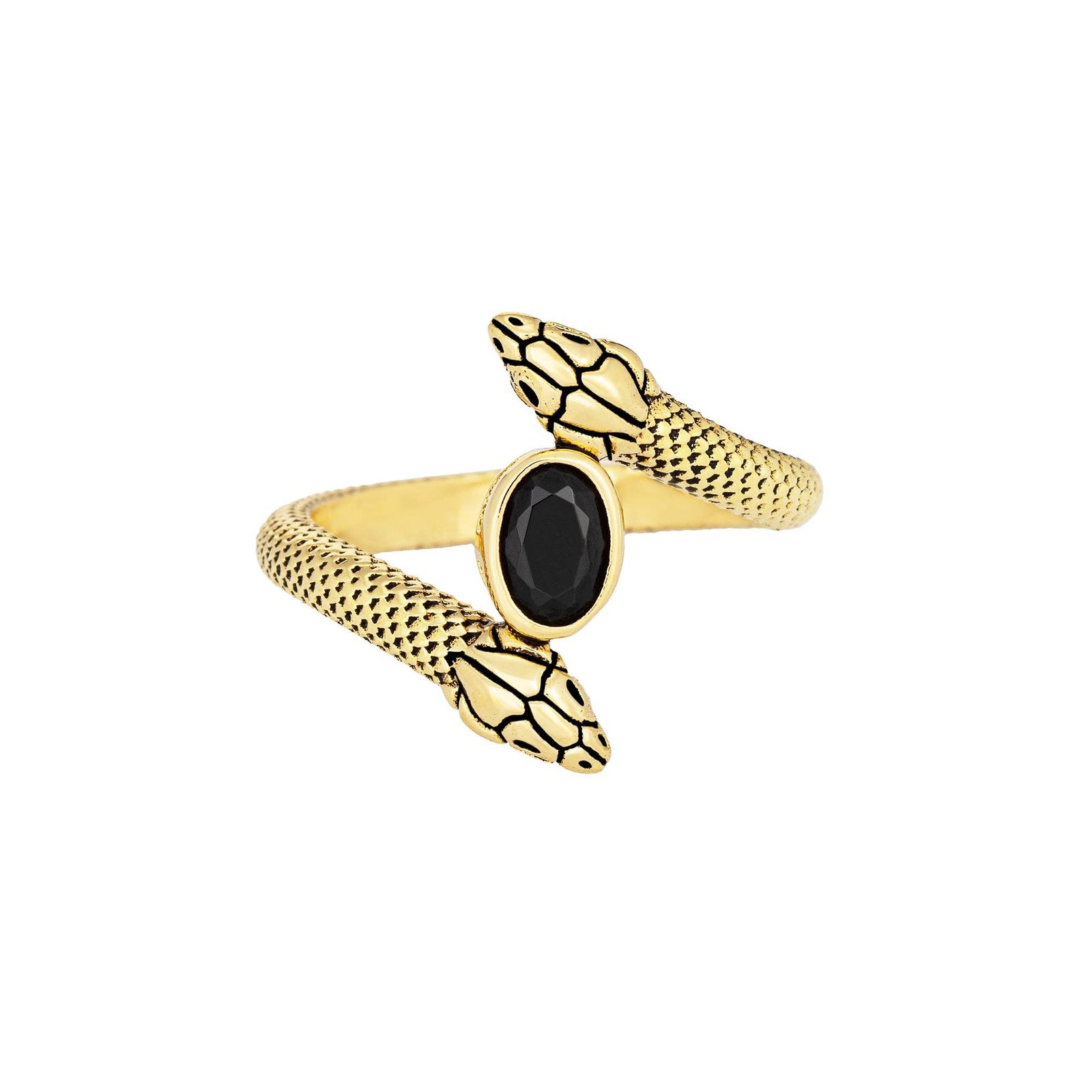 Twin Snake Ring by Little Rooms
