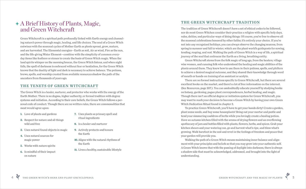 The Green Witch's Herb and Plant Encyclopedia: 150 Ingredients for Everyday Witchcraft