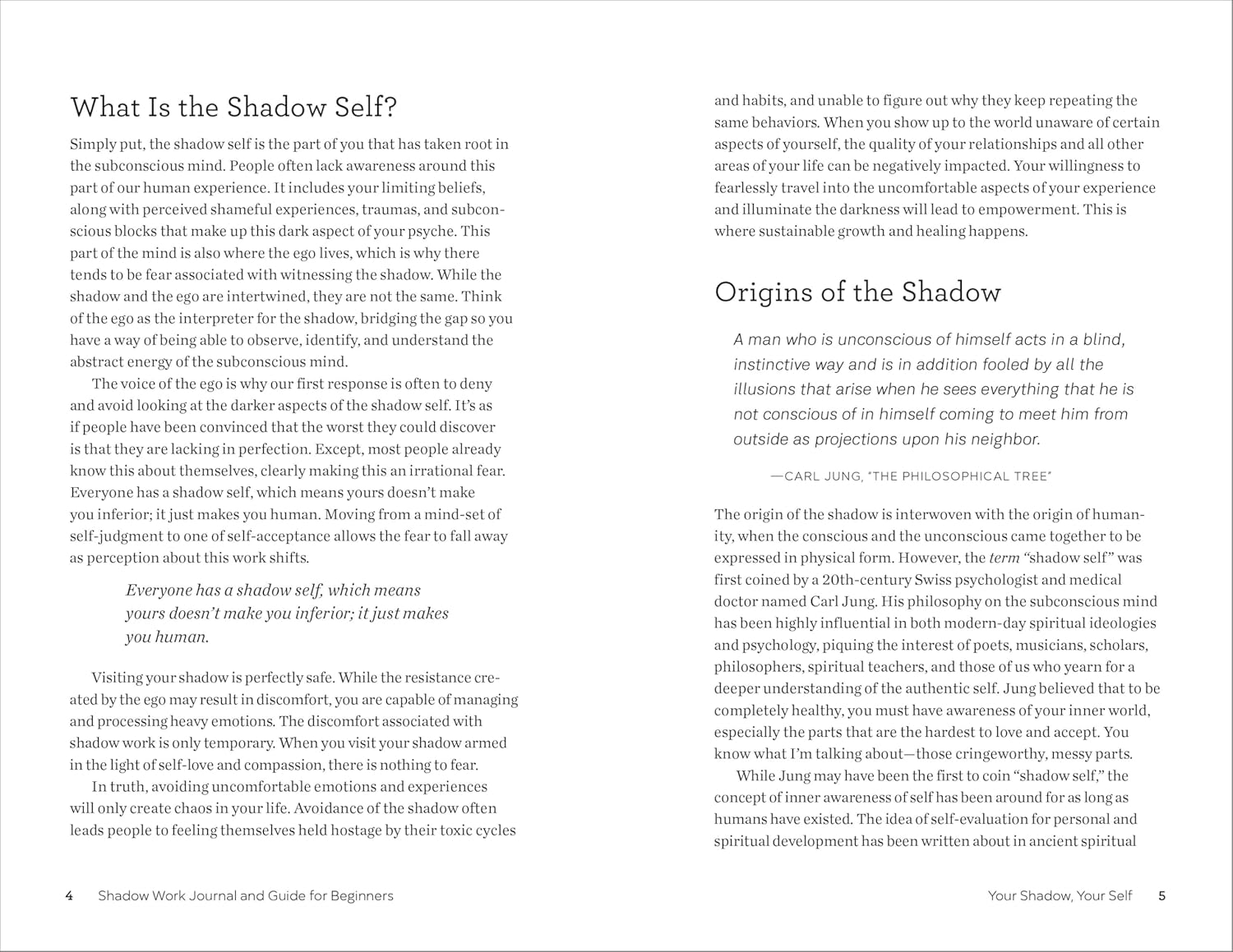 Shadow Work Journal and Guide for Beginners: An Introduction to Discovering and Healing Your Unconscious Self