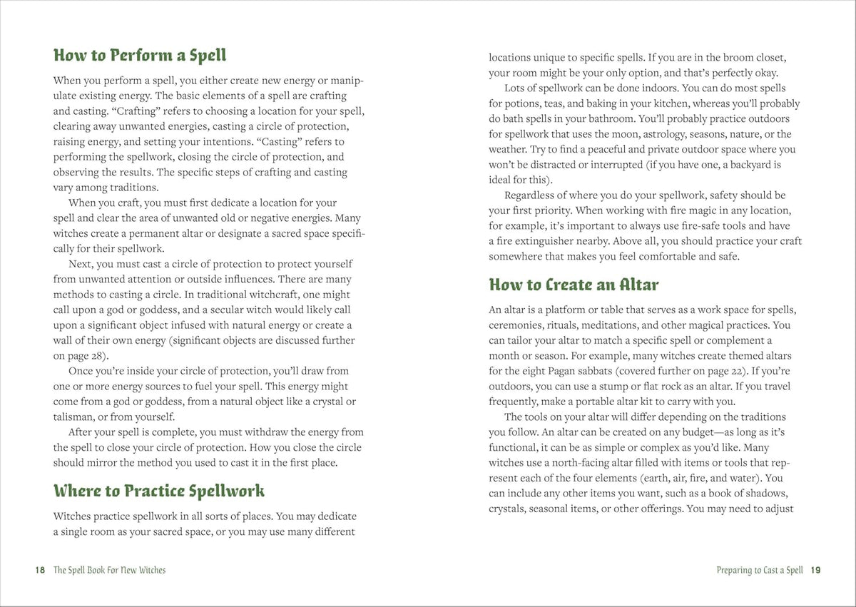 The Spell Book for New Witches: Essential Spells to Change Your Life