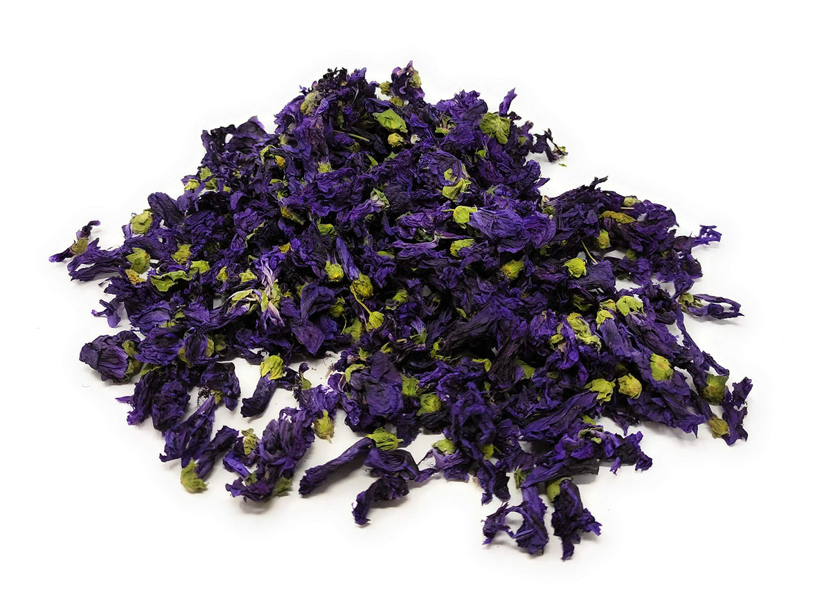 Blue Malva Flower 1oz – Peace, Intuition &amp; Emotional Harmony