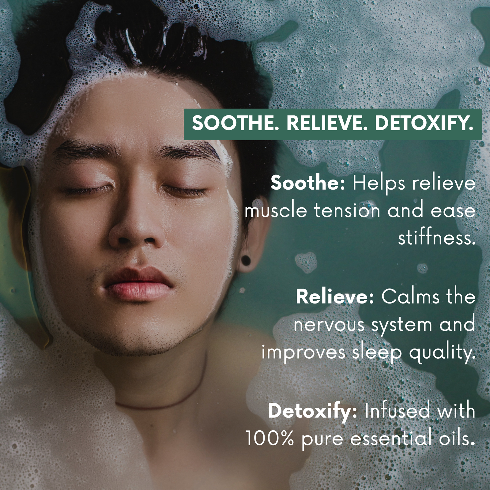 Detox Mineral Bath Salt with Pure Essential Oils