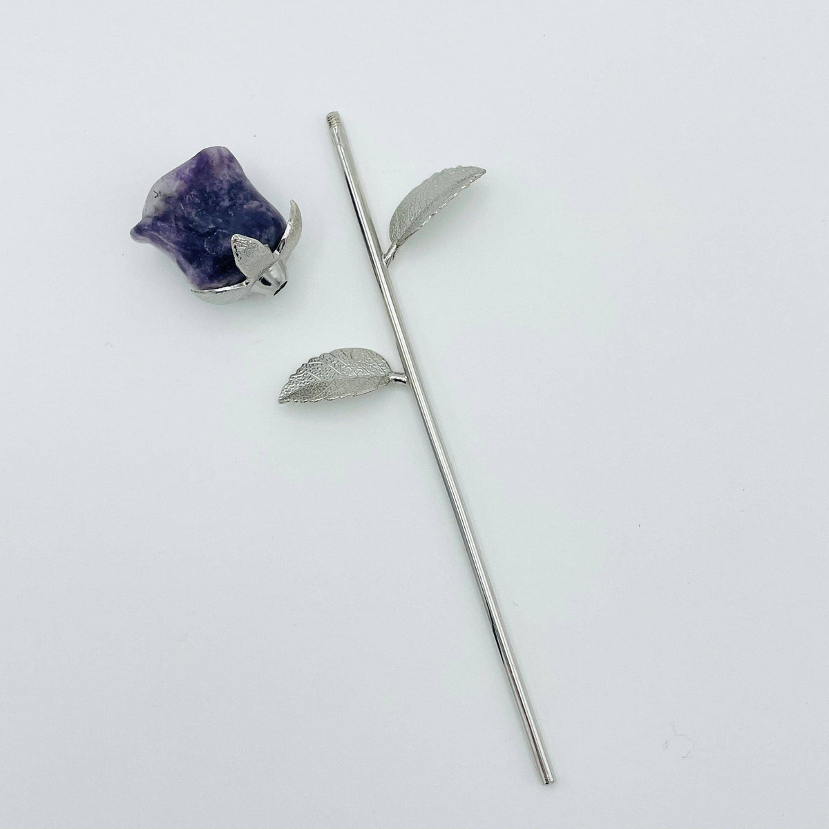 Beautiful Carved Crystal Rose Polished Gemstone