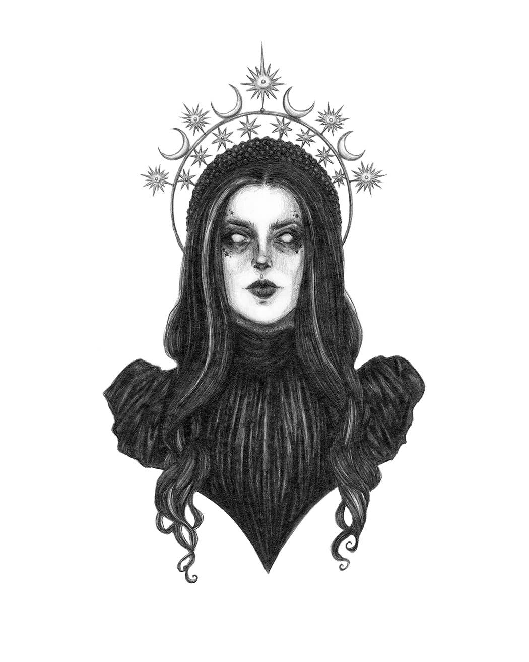 Nyx Fine Art Print - Greek Goddess of the Night