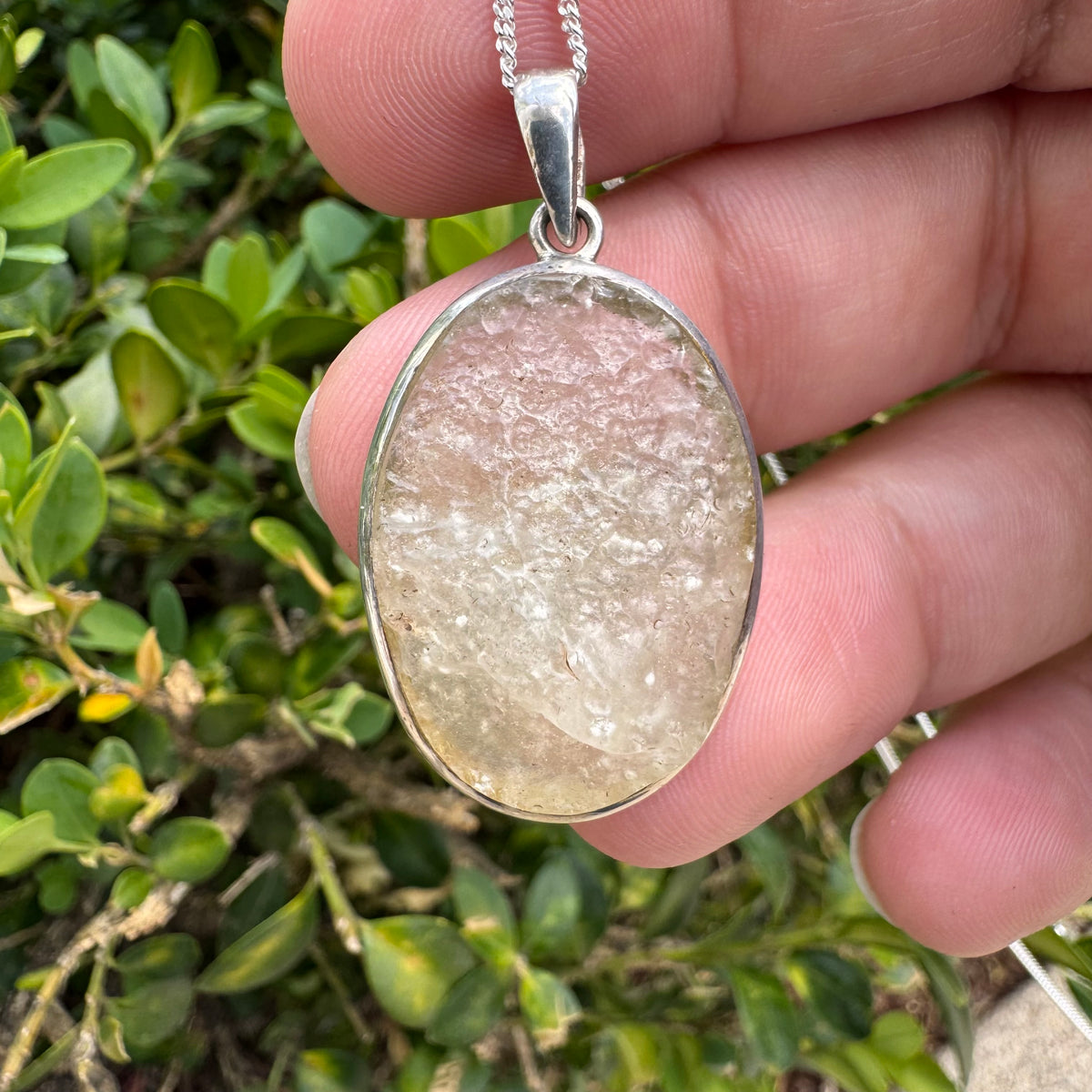 Libyan Desert Glass Natural Pendant
