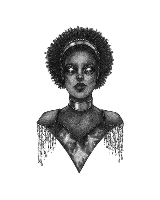 Oya Fine Art Print - Yoruban Orisha of Storms