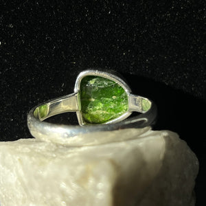 Chrome Diopside Sterling Silver Ring