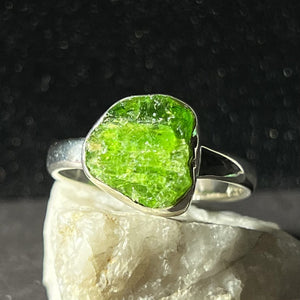 Chrome Diopside Sterling Silver Ring