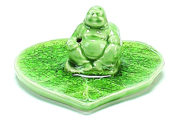 Ceramic Buddha Incense Holder